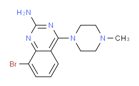 CAS No. 1258630-98-6, 8-Bromo-4-(4-methylpiperazin-1-yl)quinazolin-2-amine