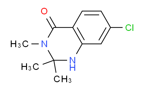 CAS No. 1268332-43-9, 7-Chloro-2,2,3-trimethyl-2,3-dihydroquinazolin-4(1H)-one