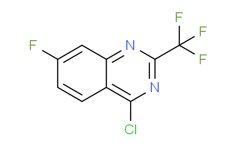 CAS No. 1270920-38-1, 4-Chloro-7-fluoro-2-(trifluoromethyl)quinazoline