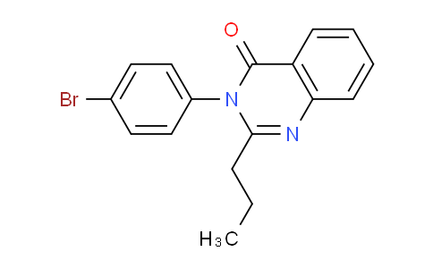 CAS No. 101440-64-6, 3-(4-Bromophenyl)-2-propylquinazolin-4(3H)-one