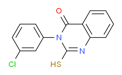 CAS No. 1028-38-2, 3-(3-Chlorophenyl)-2-mercaptoquinazolin-4(3H)-one