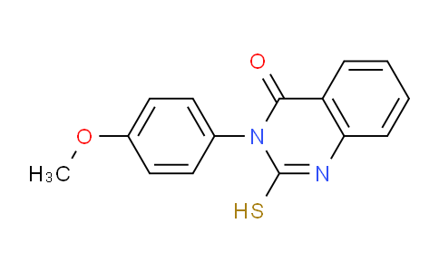 CAS No. 1031-88-5, 2-Mercapto-3-(4-methoxyphenyl)quinazolin-4(3H)-one