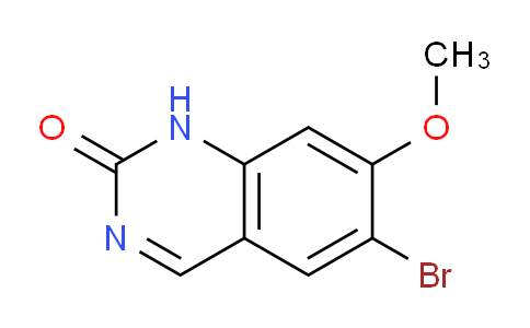 CAS No. 1036756-12-3, 6-Bromo-7-methoxyquinazolin-2(1H)-one