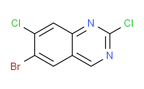 CAS No. 1036757-08-0, 6-Bromo-2,7-dichloroquinazoline