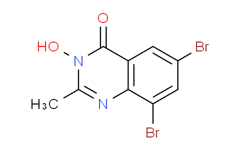 CAS No. 103718-93-0, 6,8-Dibromo-3-hydroxy-2-methylquinazolin-4(3H)-one