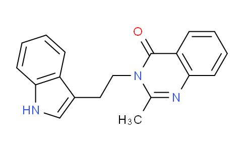 CAS No. 103970-47-4, 3-(2-(1H-Indol-3-yl)ethyl)-2-methylquinazolin-4(3H)-one