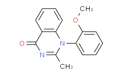 CAS No. 106059-63-6, 1-(2-Methoxyphenyl)-2-methylquinazolin-4(1H)-one