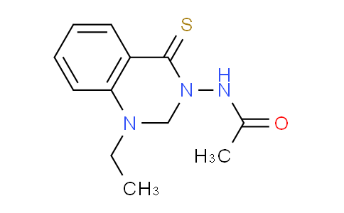 CAS No. 106688-37-3, N-(1-Ethyl-4-thioxo-1,2-dihydroquinazolin-3(4H)-yl)acetamide