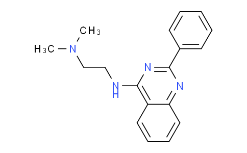 CAS No. 106823-85-2, N1,N1-Dimethyl-N2-(2-phenylquinazolin-4-yl)ethane-1,2-diamine