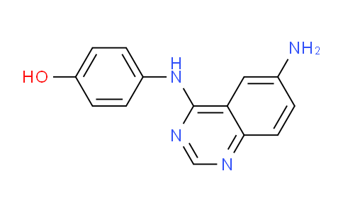 CAS No. 1428063-82-4, 4-((6-Aminoquinazolin-4-yl)amino)phenol