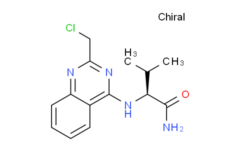 DY783209 | 920032-92-4 | (S)-2-((2-(Chloromethyl)quinazolin-4-yl)amino)-3-methylbutanamide