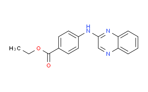 CAS No. 361390-39-8, Ethyl 4-(quinoxalin-2-ylamino)benzoate