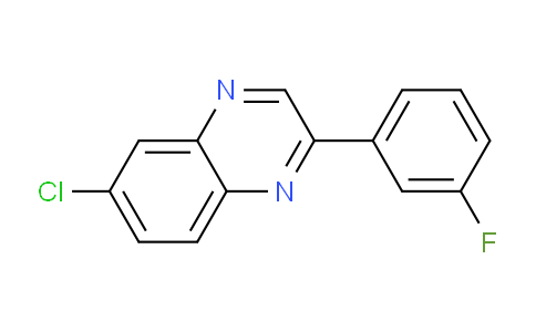 CAS No. 1391118-21-0, 6-chloro-2-(3-fluorophenyl)quinoxaline