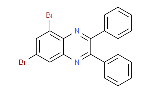 CAS No. 313067-47-9, 5,7-dibromo-2,3-diphenylquinoxaline