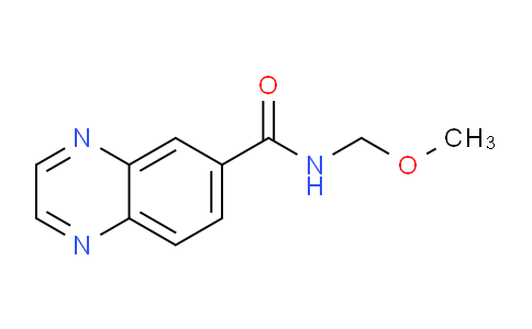 CAS No. 875558-38-6, N-(methoxymethyl)quinoxaline-6-carboxamide