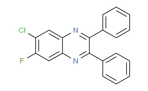 CAS No. 218456-76-9, 6-chloro-7-fluoro-2,3-diphenylquinoxaline