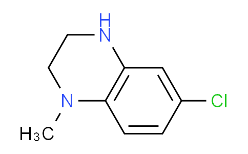 CAS No. 28199-19-1, 6-chloro-1-methyl-1,2,3,4-tetrahydroquinoxaline