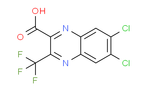 CAS No. 951884-93-8, 6,7-dichloro-3-(trifluoromethyl)quinoxaline-2-carboxylic acid