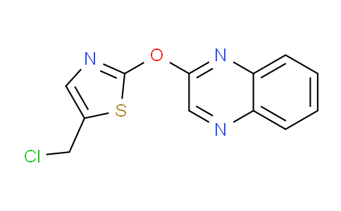 CAS No. 1065484-78-7, 5-(chloromethyl)-2-(quinoxalin-2-yloxy)thiazole