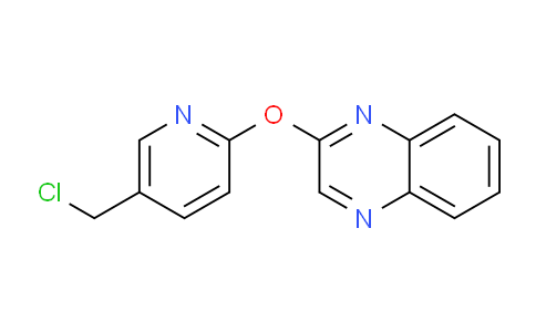 CAS No. 1065484-79-8, 2-((5-(chloromethyl)pyridin-2-yl)oxy)quinoxaline