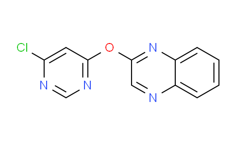 CAS No. 1065484-81-2, 2-((6-chloropyrimidin-4-yl)oxy)quinoxaline