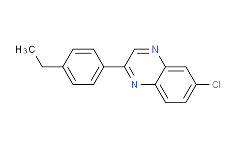 CAS No. 1391118-25-4, 6-chloro-2-(4-ethylphenyl)quinoxaline