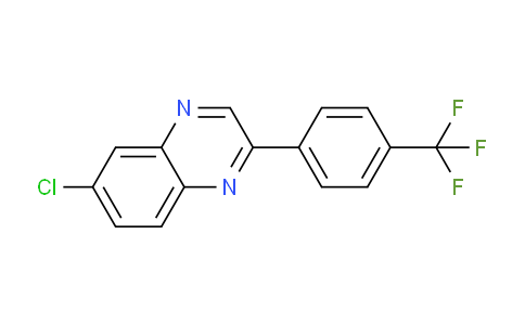 CAS No. 1391118-27-6, 6-chloro-2-(4-(trifluoromethyl)phenyl)quinoxaline