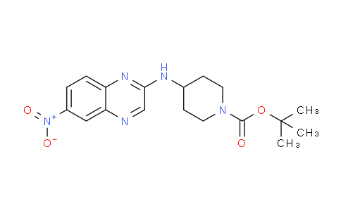 CAS No. 1417793-38-4, tert-Butyl 4-((6-nitroquinoxalin-2-yl)amino)piperidine-1-carboxylate