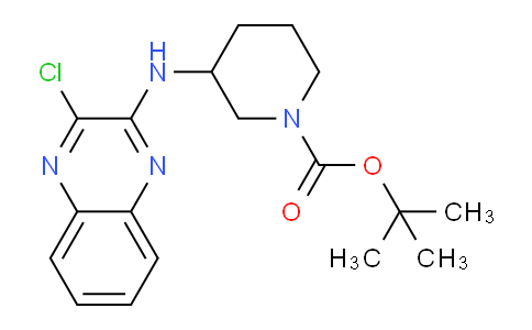 CAS No. 939986-04-6, tert-butyl 3-((3-chloroquinoxalin-2-yl)amino)piperidine-1-carboxylate
