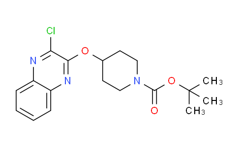 CAS No. 939986-42-2, tert-butyl 4-((3-chloroquinoxalin-2-yl)oxy)piperidine-1-carboxylate