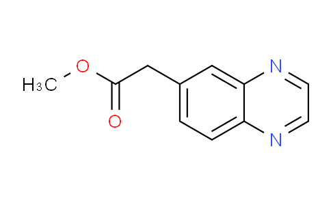 CAS No. 1233318-23-4, Methyl quinoxalin-6-ylacetate