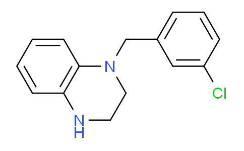 CAS No. 939760-06-2, 1-(3-Chlorobenzyl)-1,2,3,4-tetrahydroquinoxaline
