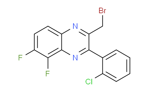 CAS No. 1065481-83-5, 2-(bromomethyl)-3-(2-chlorophenyl)-5,6-difluoroquinoxaline