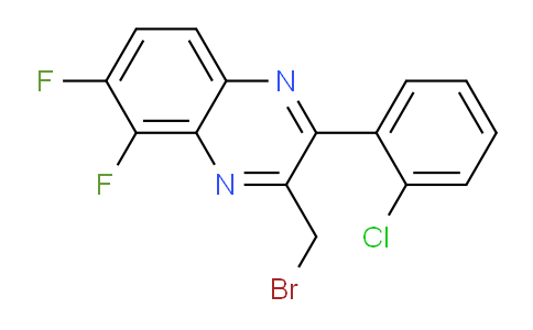 CAS No. 1065481-84-6, 3-(bromomethyl)-2-(2-chlorophenyl)-5,6-difluoroquinoxaline