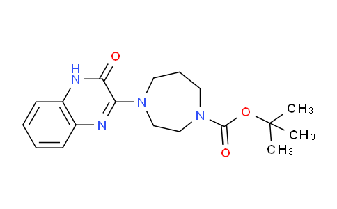CAS No. 1260898-05-2, tert-butyl 4-(3-oxo-3,4-dihydroquinoxalin-2-yl)-1,4-diazepane-1-carboxylate