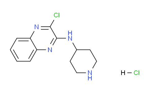 CAS No. 1185307-64-5, 3-chloro-N-(piperidin-4-yl)quinoxalin-2-amine hydrochloride
