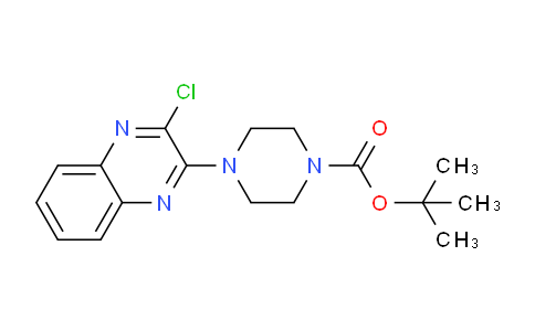 CAS No. 651047-41-5, tert-butyl 4-(3-chloroquinoxalin-2-yl)piperazine-1-carboxylate