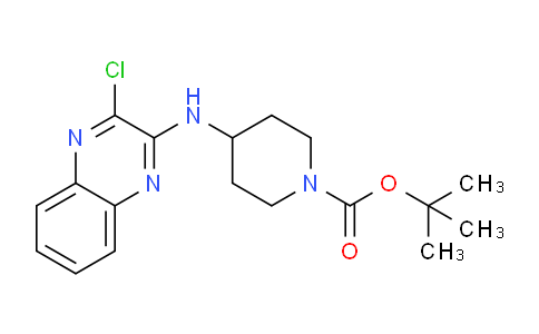 CAS No. 939986-89-7, tert-butyl 4-((3-chloroquinoxalin-2-yl)amino)piperidine-1-carboxylate