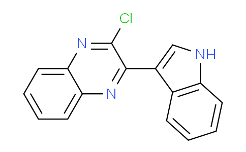 CAS No. 1146080-41-2, 2-chloro-3-(1H-indol-3-yl)quinoxaline