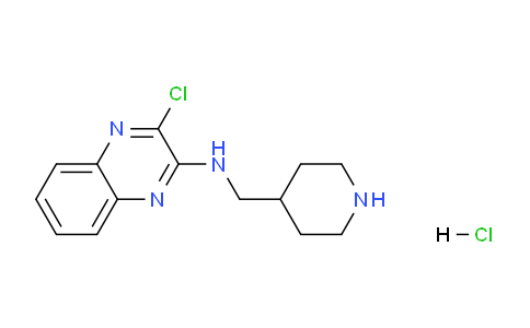 CAS No. 1185319-40-7, 3-chloro-N-(piperidin-4-ylmethyl)quinoxalin-2-amine hydrochloride
