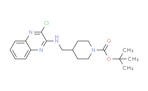 CAS No. 939986-05-7, tert-butyl 4-(((3-chloroquinoxalin-2-yl)amino)methyl)piperidine-1-carboxylate