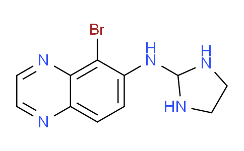 CAS No. 134862-75-2, 5-Bromo-N-(imidazolidin-2-yl)quinoxalin-6-amine