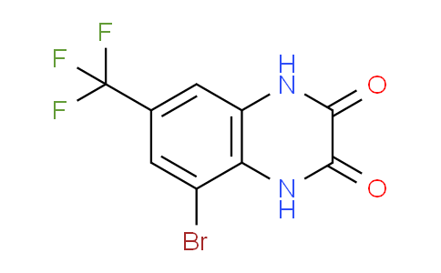 CAS No. 153504-79-1, 5-Bromo-7-(trifluoromethyl)-1,4-dihydroquinoxaline-2,3-dione