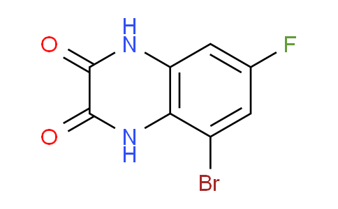 CAS No. 153504-80-4, 5-Bromo-7-fluoro-1,4-dihydroquinoxaline-2,3-dione