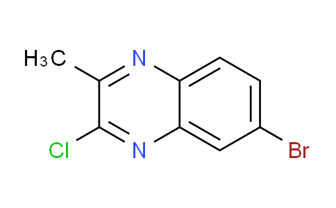 CAS No. 1392413-56-7, 6-Bromo-3-chloro-2-methylquinoxaline