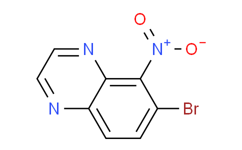 CAS No. 1039365-28-0, 6-Bromo-5-nitroquinoxaline