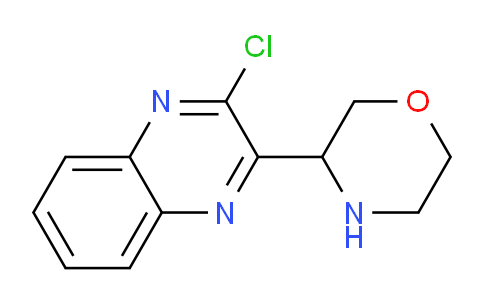 CAS No. 6641-44-7, 3-(3-Chloroquinoxalin-2-yl)morpholine