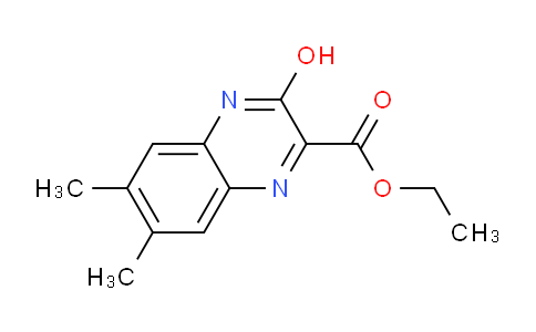 CAS No. 1219-05-2, Ethyl 3-hydroxy-6,7-dimethylquinoxaline-2-carboxylate