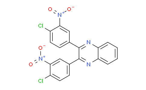 CAS No. 130711-05-6, 2,3-Bis(4-chloro-3-nitrophenyl)quinoxaline