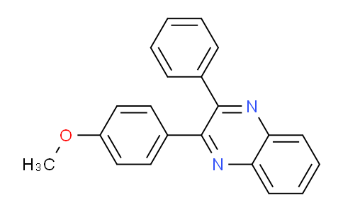 CAS No. 10166-78-6, 2-(4-Methoxyphenyl)-3-phenylquinoxaline
